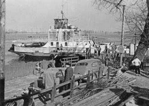 Fähranleger in Wischhafen/Elbe