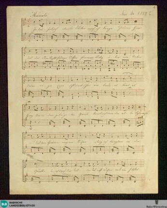 Feodora. Excerpts. Arr - Don Mus.Ms. 1150|1 : V, guit; KWV 1105