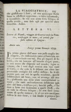 Lettera VI.