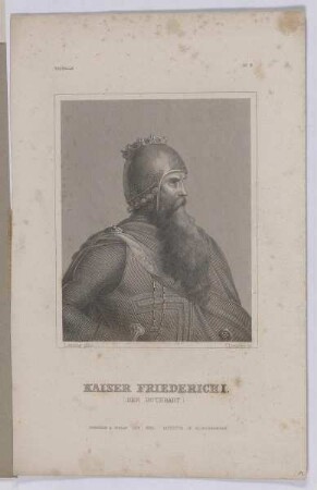 Bildnis des Friedrich I., Kaiser des Römisch-Deutschen Reiches