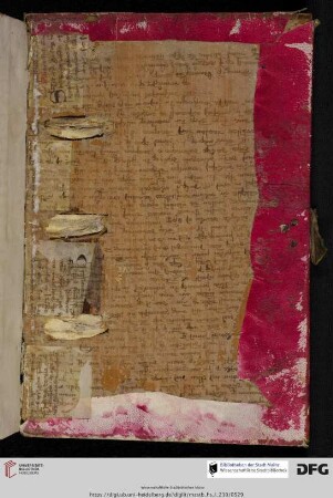 Theologischer Text des 14. Jhs. in gotischer Kursive