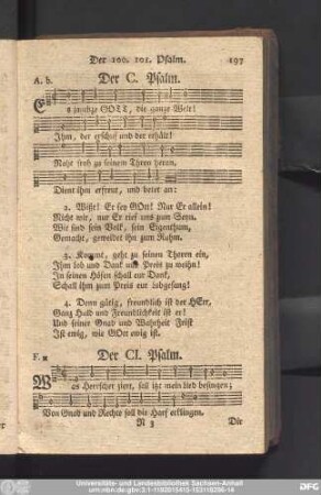 Der CI. Psalm.