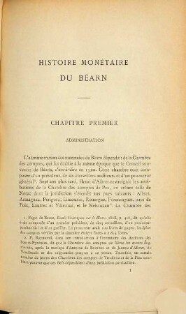 Numismatique du Béarn, 1. Histoire monétaire du Béarn