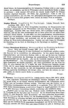 639-640, E. Meumann. Intelligenz und Wille. 1908