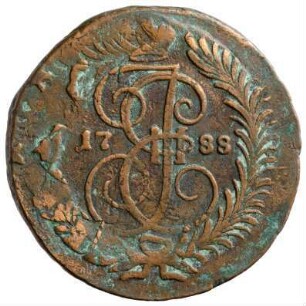 Münze, 2 Kopeken, 1788