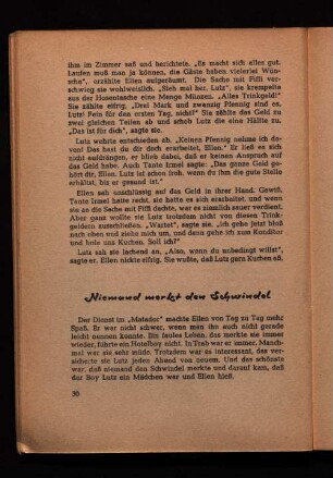 Niemand merkt den Schwindel
