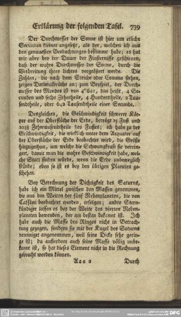 Erklärung der folgenden Tafel