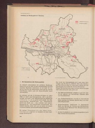 Schaubild 1: Verteilung der Neubaugebiete in Hamburg