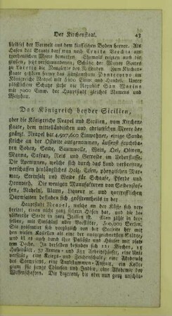 Das Königreich beyder Sicilien