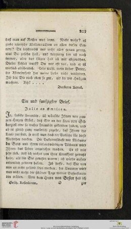(Ein und funfzigster Brief - Vier und funfzigster Brief)