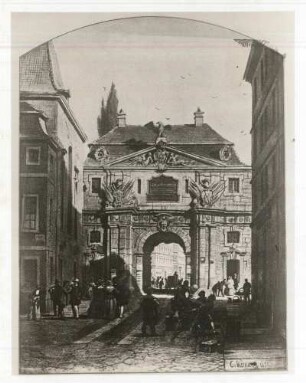 Peterstor zu Leipzig : 1860 abgebrochen