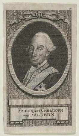 Bildnis des Friedrich Christoph von Saldern