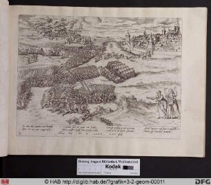 Die besiegte Nassauer Armee in der Nähe von Dalen, 22. Juli 1568