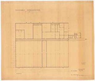 Siedlung Hinrichssegen, Bruckmühl Tuchfabrik: Grundriss 1:200