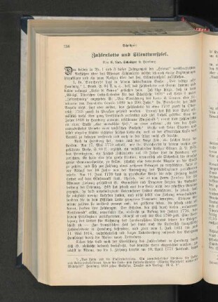 Zahlenlotto und Silentiumspiel.