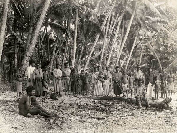 "School people of Marata on Ulawa."