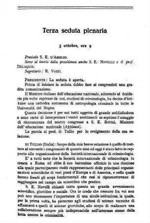 409-430, Terza seduta plenaria
