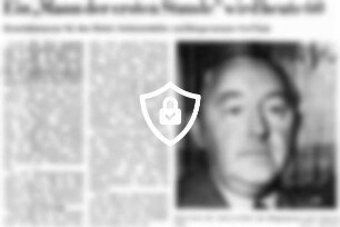 Ein "Mann der ersten Stunde" wird heute 60