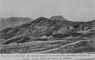 Sao Antao : Zeichnung der Landschaft auf der kapverdischen Insel Sao Antao