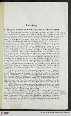 A: Aufgabe der menschlichen Anatomie als Wissenschaft