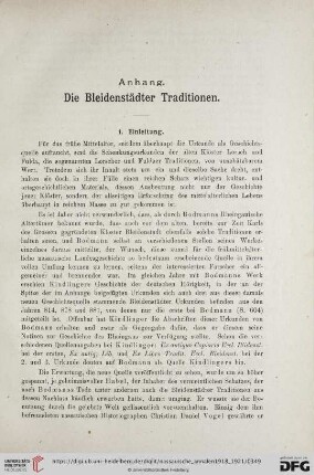 45: Die Bleidenstädter Traditionen