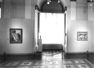Dresden. Ausstellung "Aus den Depots der Neuen Meister", Albertinum, 5.8.-5.10.1997. Mosaiksaal (B. Heisig)