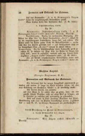 Sechstes Kapitel. Formation und Gebrauch der Kolonnen