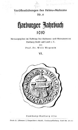 6.1956: Harburger Jahrbuch