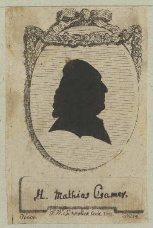 Bildnis des Heinrich Matthias August Cramer
