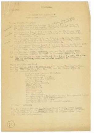 Urteil des Landgerichts Frankfurt wegen Euthanasie gegen Pauline Kneissler u.a. (Januar 1948/ Mehrfertigung) - Bd. 72, 30 Seiten