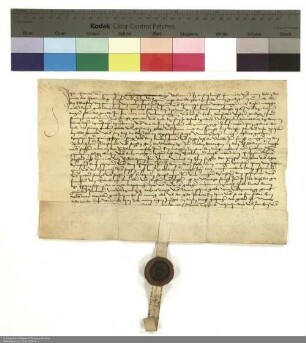 Revers Konrads von Praunheim bezüglich der Belehnung mit Gütern bei Praunheim und Eschersheim durch Johann [I. von Henneberg], Abt von Fulda