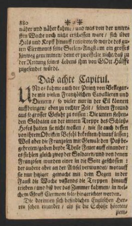 Das achte Capitul