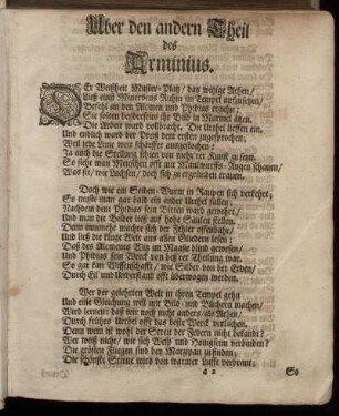 Uber den andern Theil des Arminius.