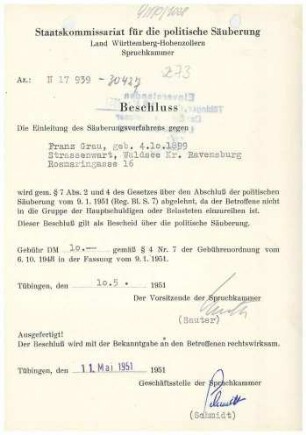 Grau, Franz