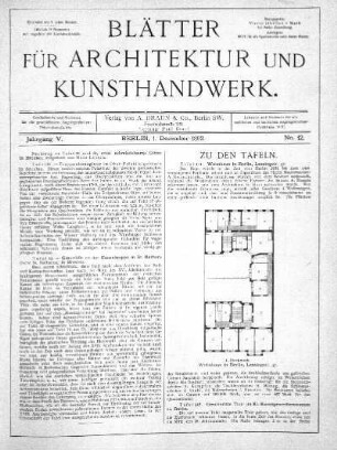 No 12, 1. Dezember 1892