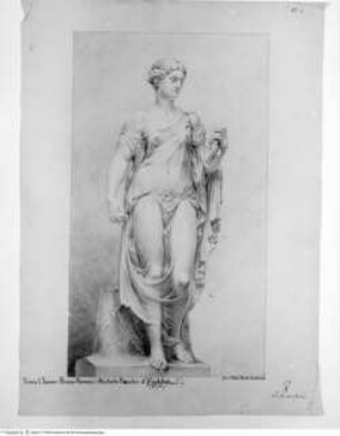 Concorso Accademico 1750, Terza Classe: Die Statue der Dea Flora im Palazzo Farnese