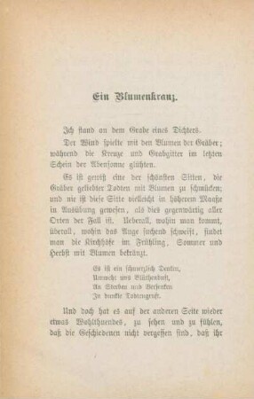 Ein Blumenkranz