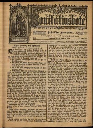 Ausgabe vom Sonntag, den 08. Januar 1893.
