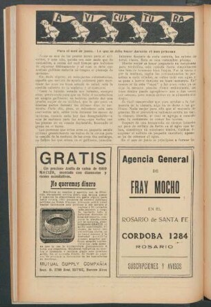 Avicultura : Para el mes de junio.- Lo que se debe hacer durante el mes próximo.