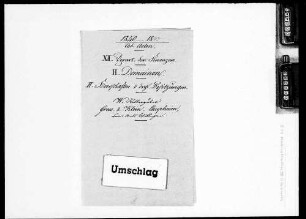 Rittergüter Gross- und Kleinlaupheim, Kameralamt Wiblingen (1840-1843)