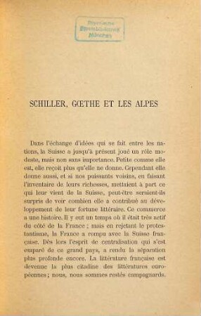 Etudes de littérature alpestre et la marmotte au collier