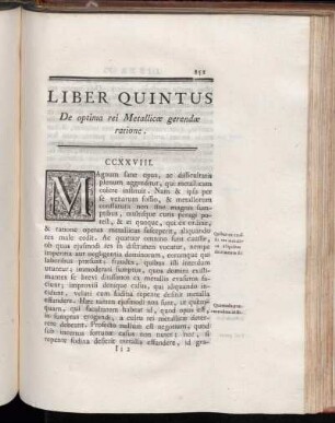 Liber Quintus De optima rei Metallicæ gerendæ ratione