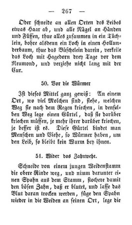 51. Wider das Zahnwehe