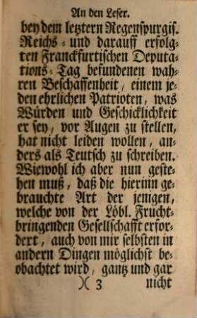 Des H. Römischen Reichs, Teutscher Nation, Grundfeste