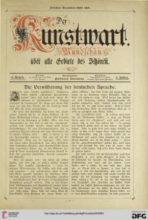 Die Verwilderung der deutschen Sprache