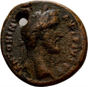 As des Antoninus Pius mit Darstellung des Mars und der Rhea Silva