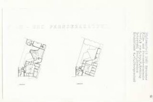 Film- und Fernsehakademie, Berlin-Charlottenburg (Diplomarbeit bei Bernhard Hermkes): Grundrisse 4. - 5. Obergeschoss