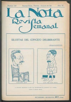 Siluetas del concejo deliberante