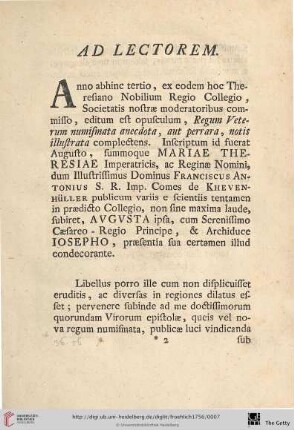 Ad lectorem