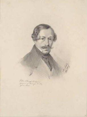 Bildnis Schoepf, Peter (1805-1875), Bildhauer